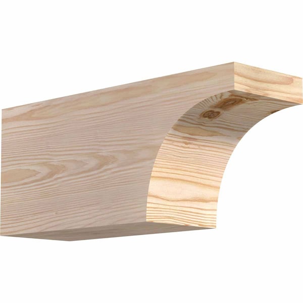 Ekena Millwork Huntington Smooth Rafter Tail, Douglas Fir, 5 1/2"W x 8"H x 18"L RFT06X08X18HUN00SDF - main